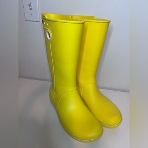 Crocs Crocband Jaunt rain boots in yellow